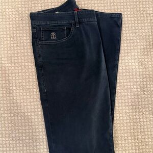 Brunello Cucinelli Slim Jeans in Dark Navy - 52